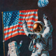 Image for article titled The Fourth Man To Walk On the Moon Also Paints Beautiful Space Art